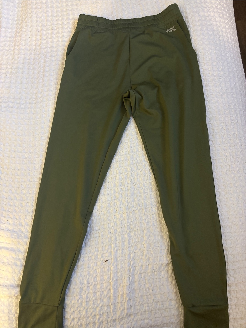 PINK Victoria's Secret Olive Green Jogger Pants